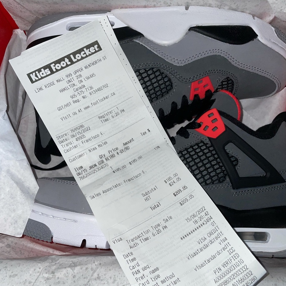 Jordan 4 Infared - Picture 3 of 12